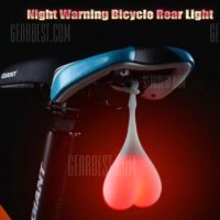 MTB Bike Warning Heart Shape Rear Tail Bicycle Light 1