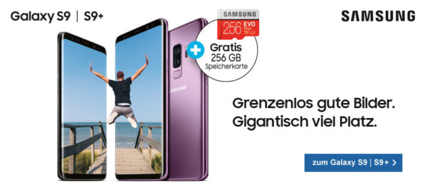 samsung galaxy s9 oder s9 plus aktion