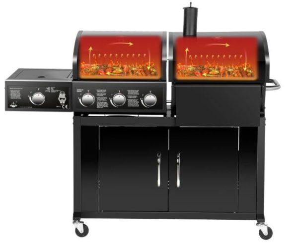 El Fuego Gas Kohle Kombigrill Atlanta