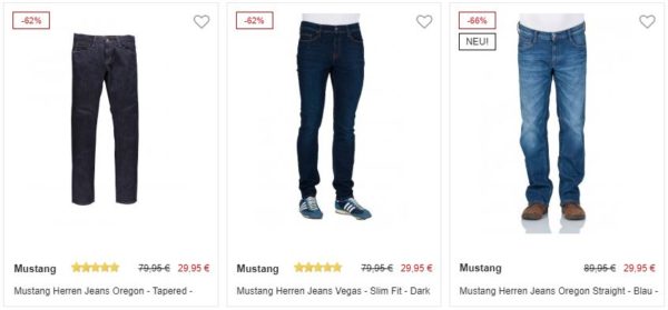 Mustang Sale bei Jeans Direct