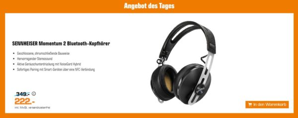 2019 04 01 20 22 07 SENNHEISER 506250 MOMENTUM 2 Wireless Kopfhoerer mit Bluetooth in Schwarz kaufen