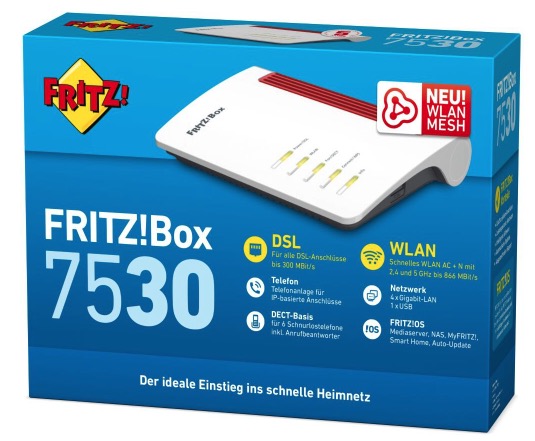 AVM FRITZ!Box 7530 WLAN Router