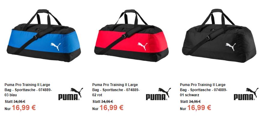 puma pro training ii large