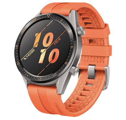 Smartwatch HUAWEI Watch GT Active Smartwatch Metall Fluorelastomer 140 210 mm Orange  MediaMarkt 2020 03 12 20 08