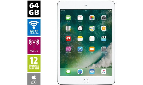 Apple iPad mini 4 Wi Fi  Cellular 64GB   silver   AfB social and green IT