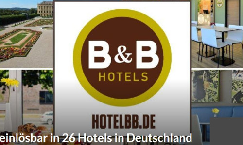 B and B Hotels Hotel Gutschein
