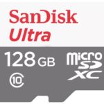 SanDisk Ultra 128GB MicroSD 💾 mit SD-Adapter (mit bis zu 100 MB/s)
