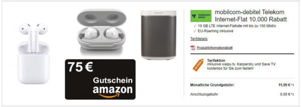 md telekom 10gb lte logitel 1199 praemien airpods galaxy buds 25amazon sonos 600x213 1