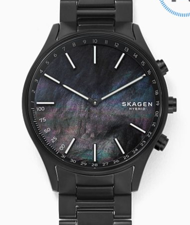 skagen connected men's holst titanium hybrid smartwatch