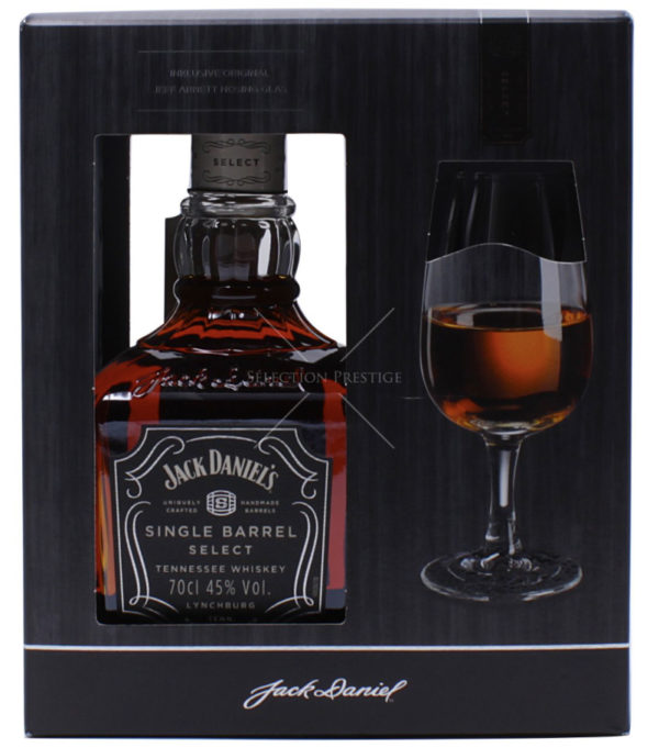 Jack Daniels Single Barrel Select Tennessee Whiskey 07L 45 Vol. mit GP  1 Glas   Jack Daniels   Whisky 2020 02 11 13 37
