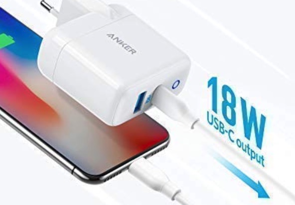 Anker Ladegeraet mit 30W Dual Port  Power Delivery