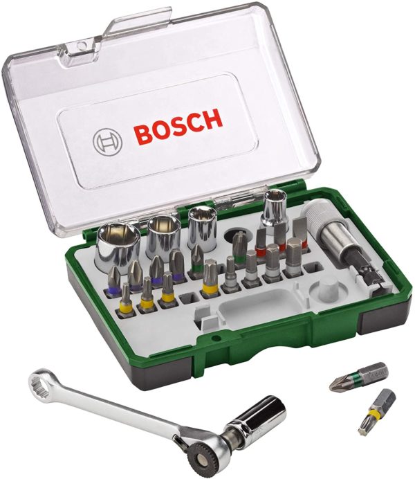 Bosch 27tlg. Schrauberbit- und Ratschen-Set