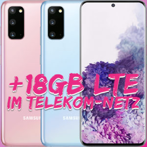 Galaxy S20  18GB LTE im Telekom Netz