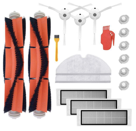 18pcs main brush hepa filter side brushes replacement for xiaomi mi robot roborock s50 s51 s52 s55 roborock 2 vacuum cleaner ac 2020 06 03 20 31
