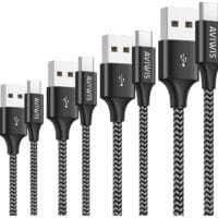 AVIWIS USB Typ C Kabel 4er Pack