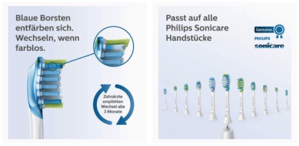 Philips Sonicare Premium Ersatz Zahnbürsten