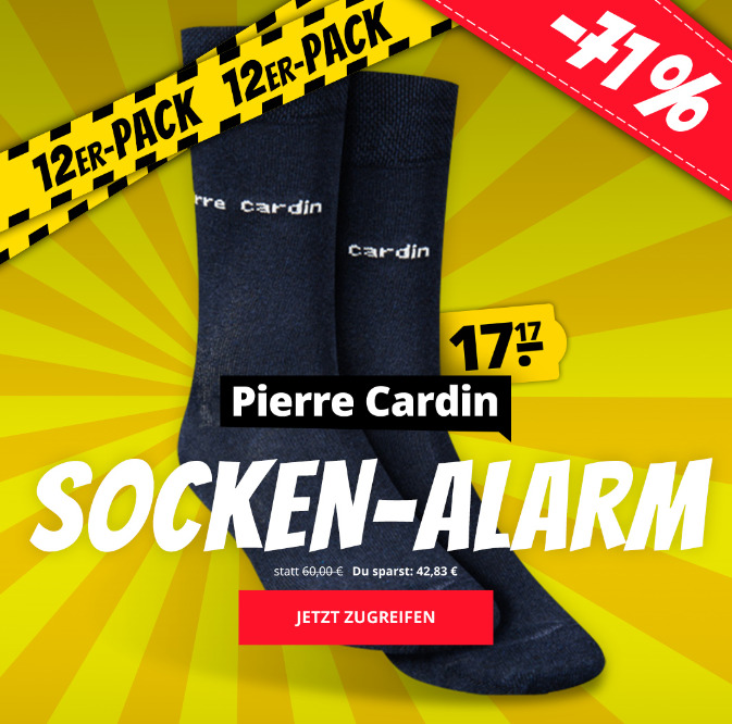 Pierre Cardin 12er-Pack Herren Business Socken 1760-3-A Sportspar