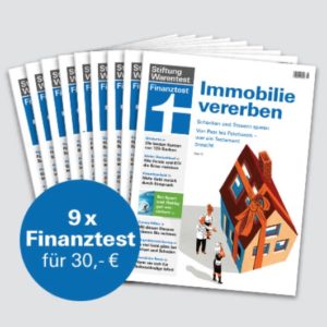 9 Ausgaben Finanztest fuer 3000   Buch 22Geldanlage fuer Anfaenger22 und Notizbuch gratis