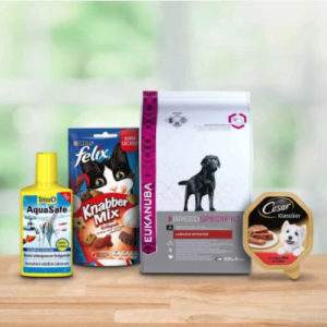 Amazon Haustier Artikel  Nimm 4 zahl 3 mit Whiskas Pegigree usw.