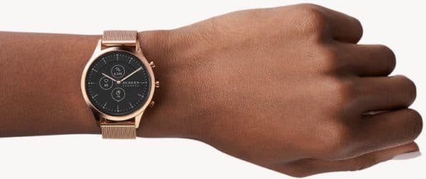 Hybrid Smartwatch HR Jorn 38 mm Milanaiseband Edelstahl rosé