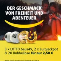 Lottoland 3 Felder Lotto 6aus49  2 Felder EuroJackpot  20 Rubbellose Neukunden