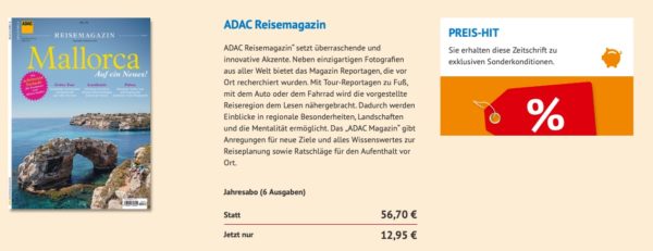 adac reisemagazin