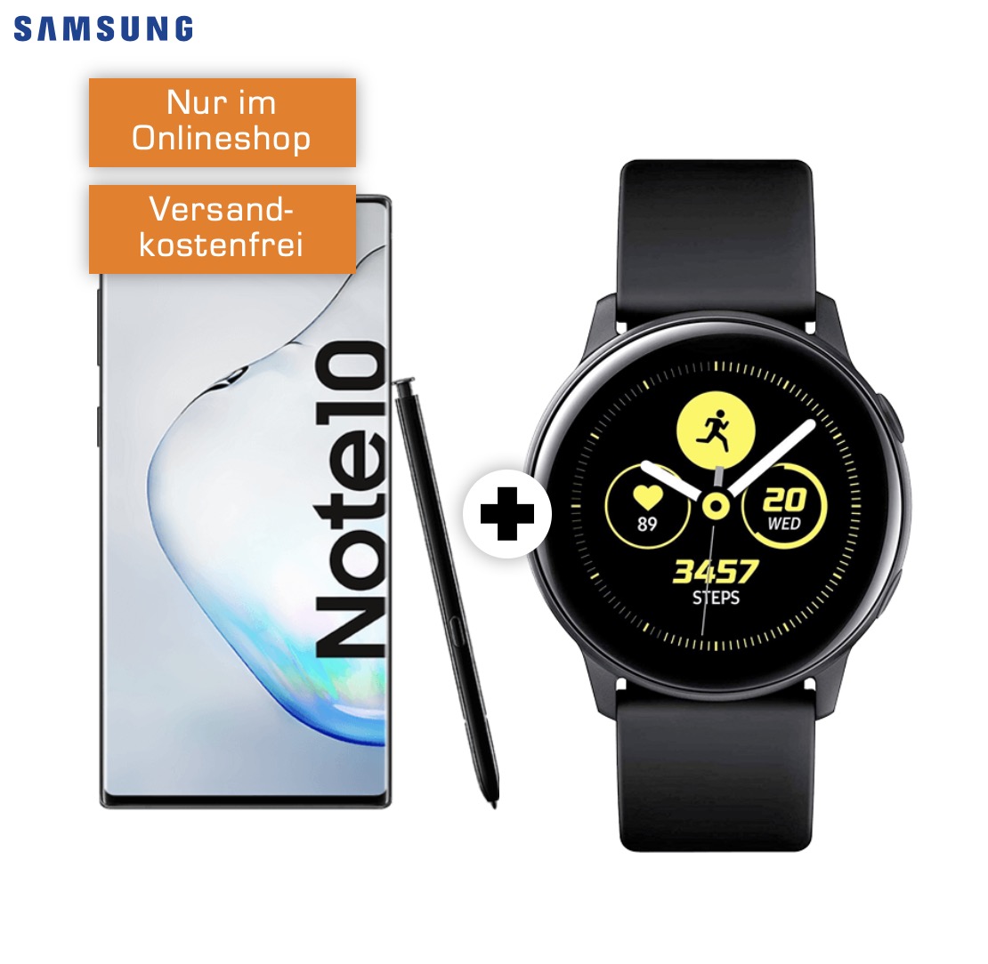 note 10 free watch