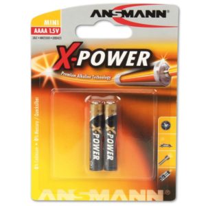 ANSMANN 2er Pack 15V Alkaline AAAA Batterie