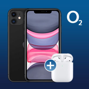 o2 free unlimited max iphone 11 airpods sq
