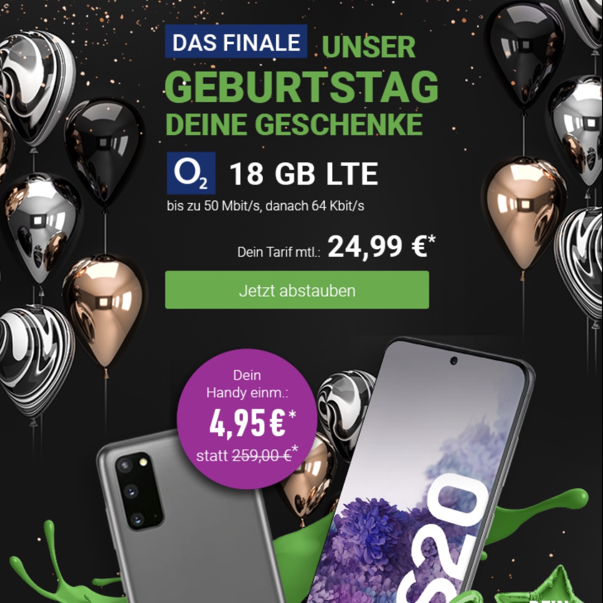 o2 samsung galaxy s20