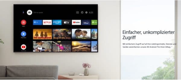 Mit Android TV stehen Filme, Serien, Musik, Spiele, Sport und mehr auf Abruf bereit – nutzen Sie dafür einfach die Sprachsteuerung Ihres BRAVIA. Mit Chromecast built-in können Sie auch mobile Apps auf Ihrem Fernseher anzeigen und über Google Assistant und die intelligenten Lautsprecher lassen sich Ihr Fernseher und smarte Geräte mit Ihrer Stimme steuern.