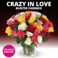 💐 Blumenstrauß Crazy in Love mit 40 Rosen
