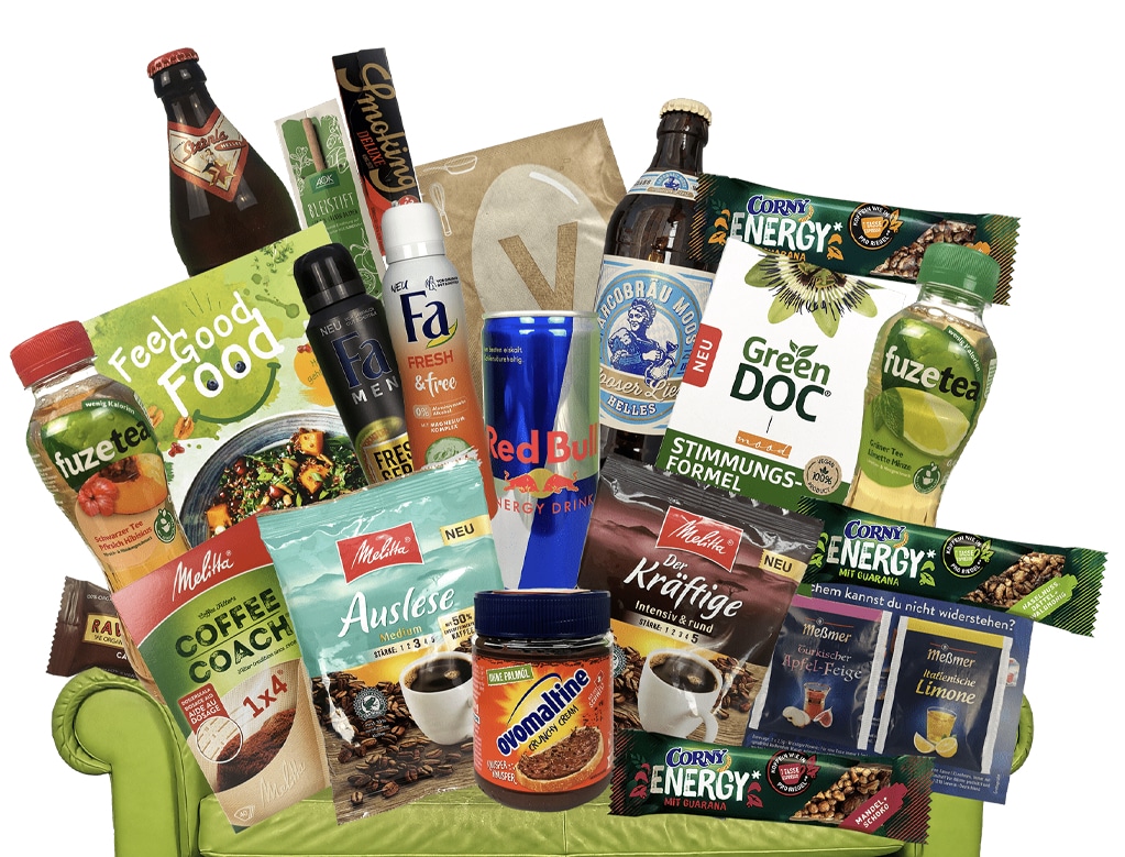 2x CampusTüte mit Süßigkeiten, Getränken, Bier, usw. für