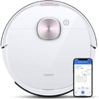 Ecovacs DEEBOT OZMO T8 - Saug- & Wischroboter – 2-in-1 Staubsauger-Roboter mit Wischfunktion & intelligenter Navigation – Google Home, Alexa- & App-Steuerung, Weiß