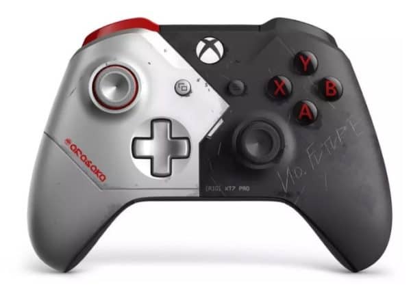 1x Xbox Wireless Controller – Cyberpunk 2077 Limited Edition, 2x AA-Batterien, 14 Tage Xbox Game Pass Ultimate (Testversion)