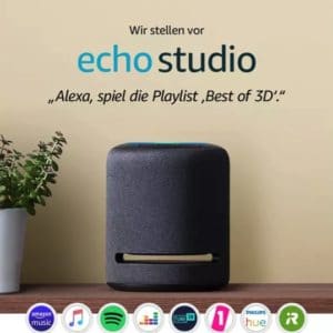 AMAZON Echo Studio Smarter High Fidelity-Lautsprecher mit 3D-Audio Smart Speaker