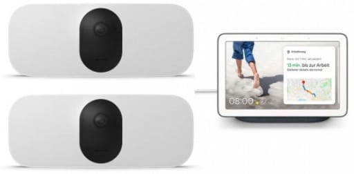 Arlo Pro 3 Floodlight Cam WIRELESS 2er-Set mit gratis Google Nest Hub