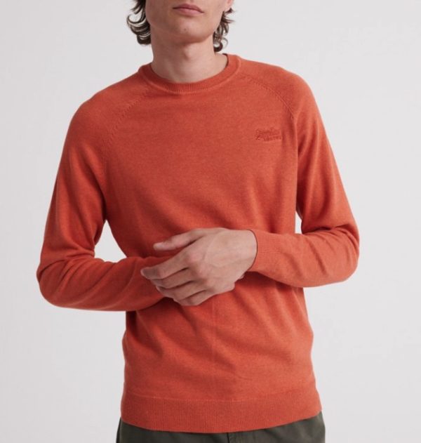 Baumwollpullover Mit Rundhalsausschnitt Aus Der Orange Label Kol Superdry