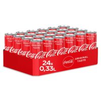 aste the Feeling: Dose auf. Voller Geschmack. Eisgekühlt. Coca-Cola Classic - idealee Erfrischung für jede Lebenssituation Das Original: Mit dem klassisch roten Design und dem einzigartig traditionellem Geschmack überzeugt Coke Classic seine Fans weltweit Unbeschwerter Coke Genuss für jeden Moment: Ob beim Fußball gucken, Grillen mit Freunden, unterwegs oder auf Partys - die erfrischende Cola Classic passt einfach immer Die handlichen 0,33L Dosen halten den beliebten Softdrink nicht nur lange frisch, sondern passen dank der praktischen Größe in jede Tasche und sind ideale für unterwegs Lieferumfang: 24 x 330 ml Coca-Cola Classic Einweg Dosen, Erfrischendes und koffeinhaltiges Coca-Cola Geschmackserlebnis für jeden Softdrink Liebhaber