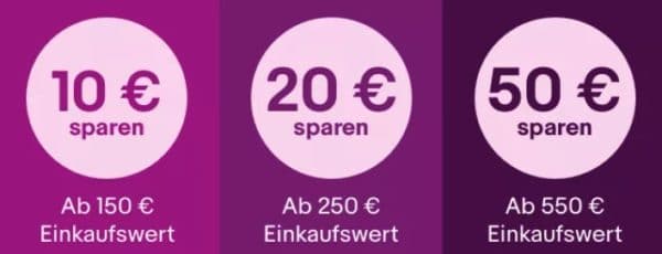 Ebay bis zu 50 Euro Rabatt auf Apple