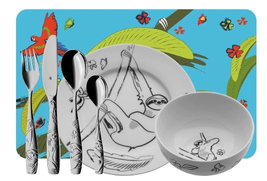 WMF Kinderbesteck Set FAULTIER 7-teilig