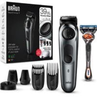 Braun BT7240 Barttrimmer Haarschneider mit Gillette Fusion5 Rasierer