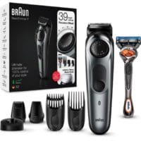 Braun BT7240 Barttrimmer Haarschneider mit Gillette Fusion5 Rasierer