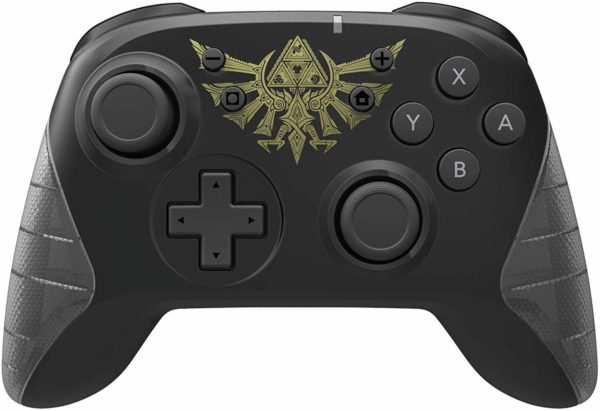 Zelda Design  Kabelloser Controller mit 10m Reichweite Akku mit bis zu 15H Laufzeit inklusive beschleunigungs- und bewegungssensor leicht und Ergonomisch inklusive Ladekabel geeignet für Switch und Switch lite Offiziell nintendo-lizenziert ohne Vibration und NFC