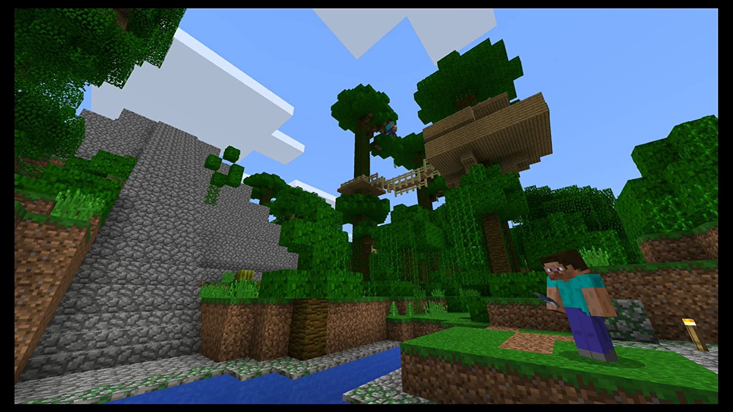 Das neue Minecraft ist da! Enthalten sind Neuerungen wie das Update Aquatic, plattformübergreifendes Spielen und jede Menge neuer Inhalte über den Minecraft Marketplace. Minecraft ist ein Spiel, in dem es darum geht, Blöcke zu platzieren und Abenteuer zu erleben. Entdecken Sie zufällig generierte Welten und baue Unglaubliches, von einem einfachen Zuhause bis hin zu riesigen Schlössern. Spielen Sie im Kreativmodus mit unbegrenzten Ressourcen oder graben sich im Überlebensmodus tief in die Welt, während Sie Waffen und Rüstung produzieren, um die gefährlichen Kreaturen abzuwehren.