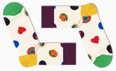 Symbol Dot 1/2 Crew Sock bei Happy Socks