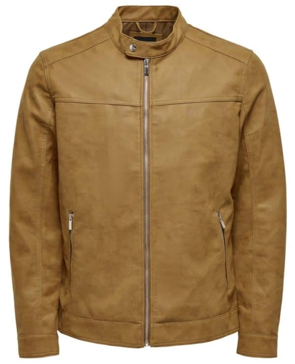 Only & Sons ONSJASPER PU JACKET OTW VD monks robe