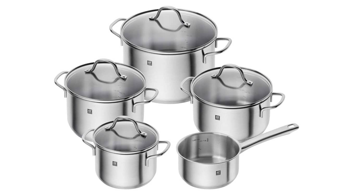 Zwilling Topfset Flow Mit 5 T pfen 4 Deckeln MyTopDeals