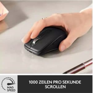 LOGITECH MX Anywhere 3 ergonomische kabellose Maus Graphite
