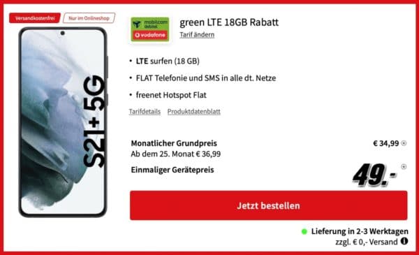 MM s21 Plus MD Vodafone